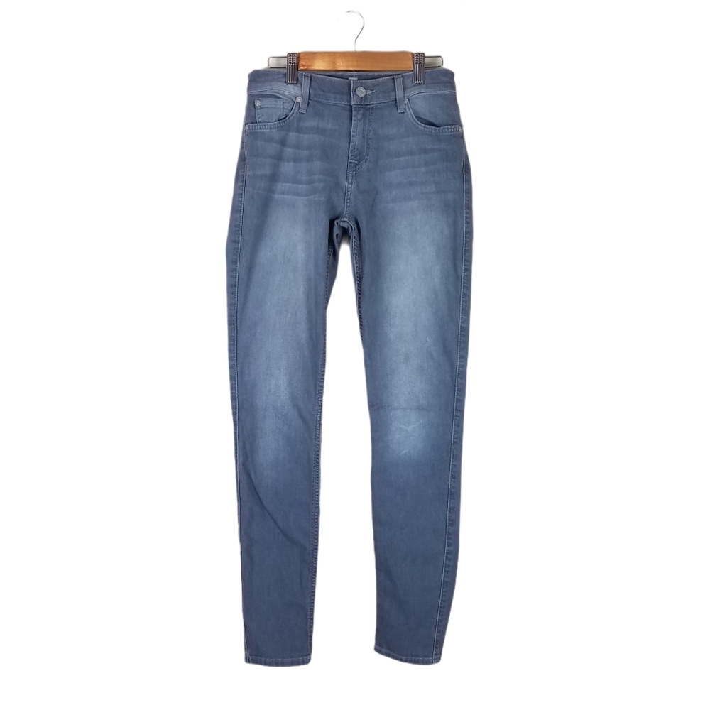 7FAM Gwenevere Skinny Stretch Grey Ankle Jeans - Picture 2 of 11